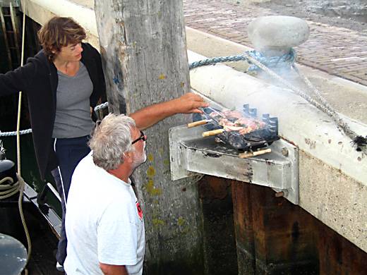 Peil zakt, bbq stijgt